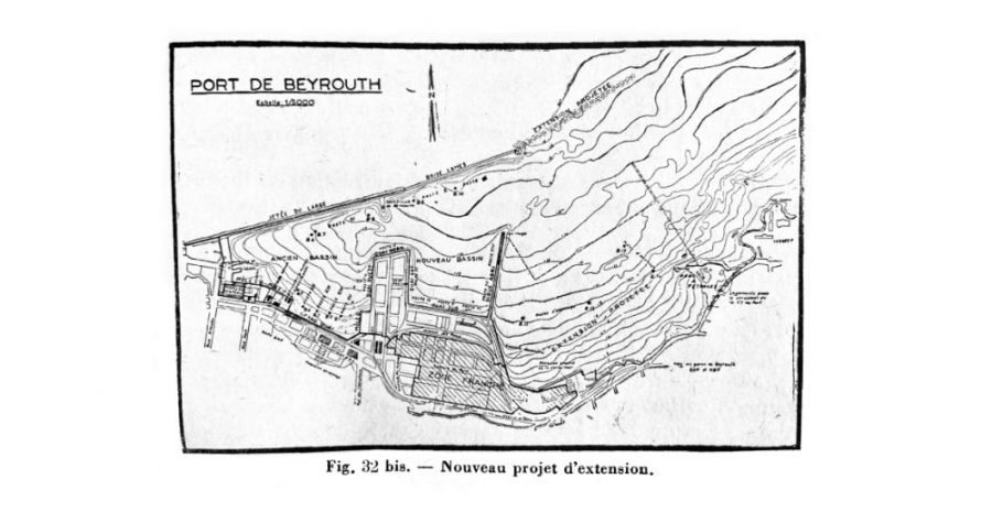 drawing of port beirut